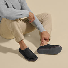 Moloā Slipper  -  Black / Dk Java